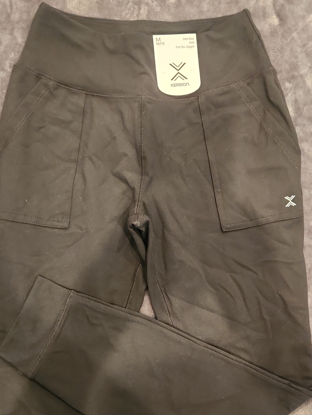 Xersion Men’s Black Pull-On Jogger Pants
